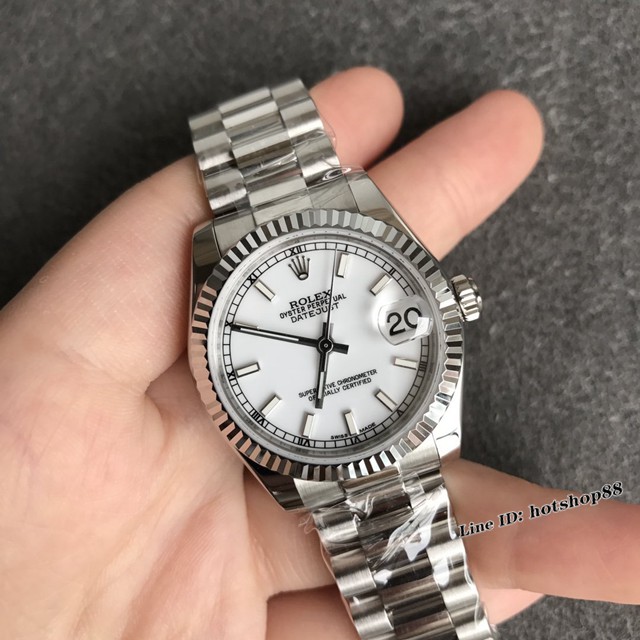 劳力士专柜复刻高端女士手表 Rolex蚝式恒动日志型31mm系列腕表 gjs2642